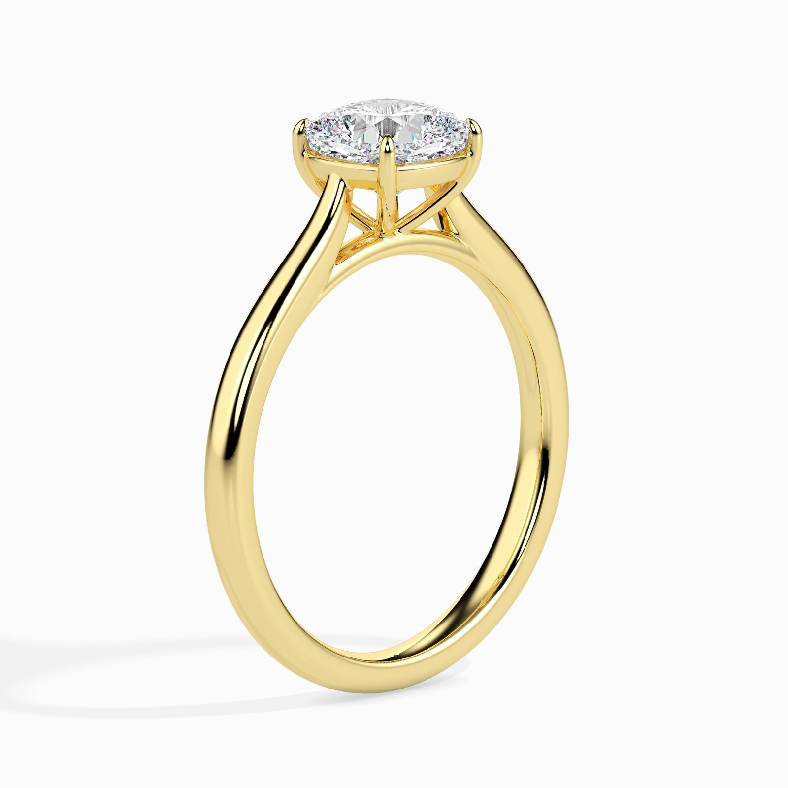Esha Bloom Diamond Cushion Ring