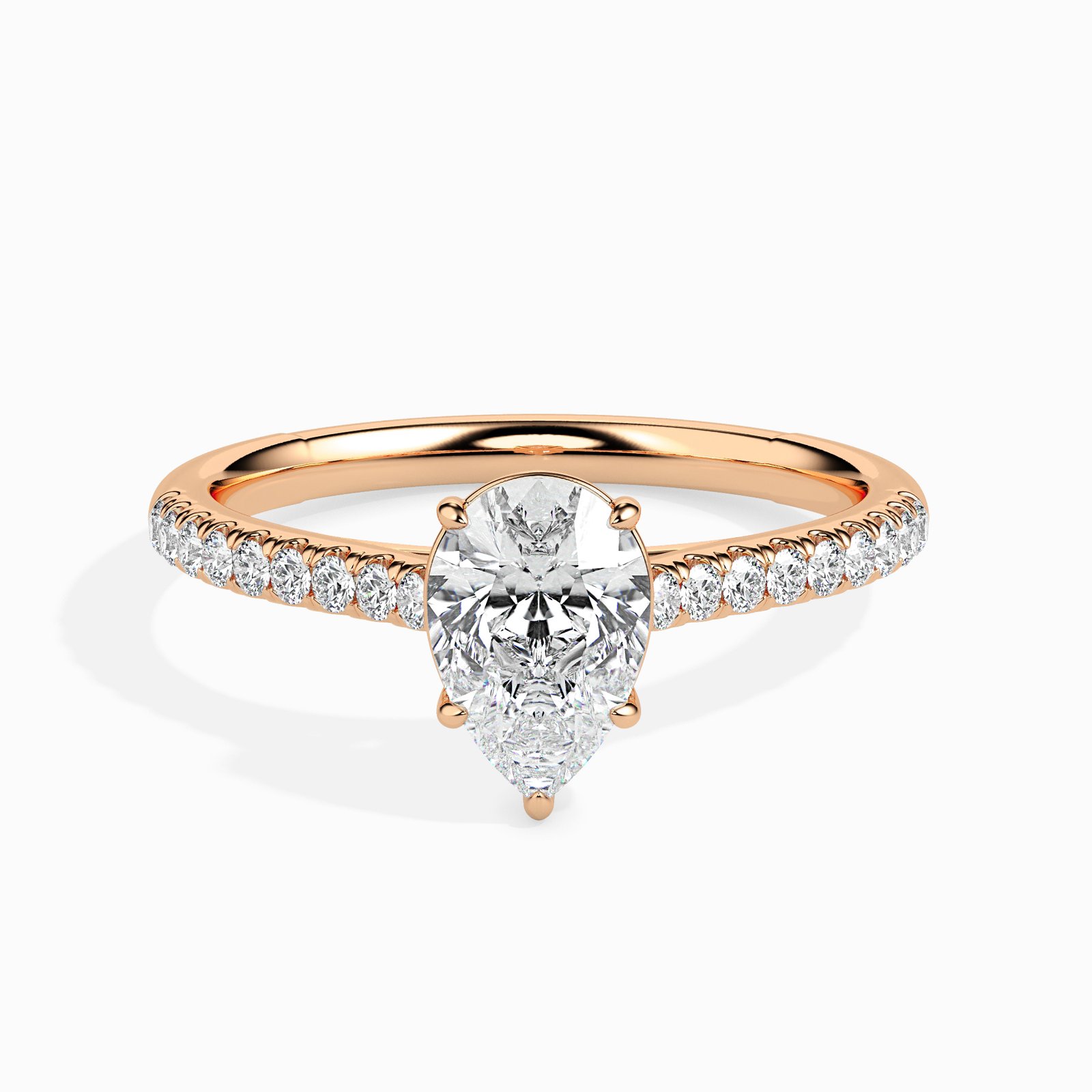 Alina Nova Diamond Pear Ring