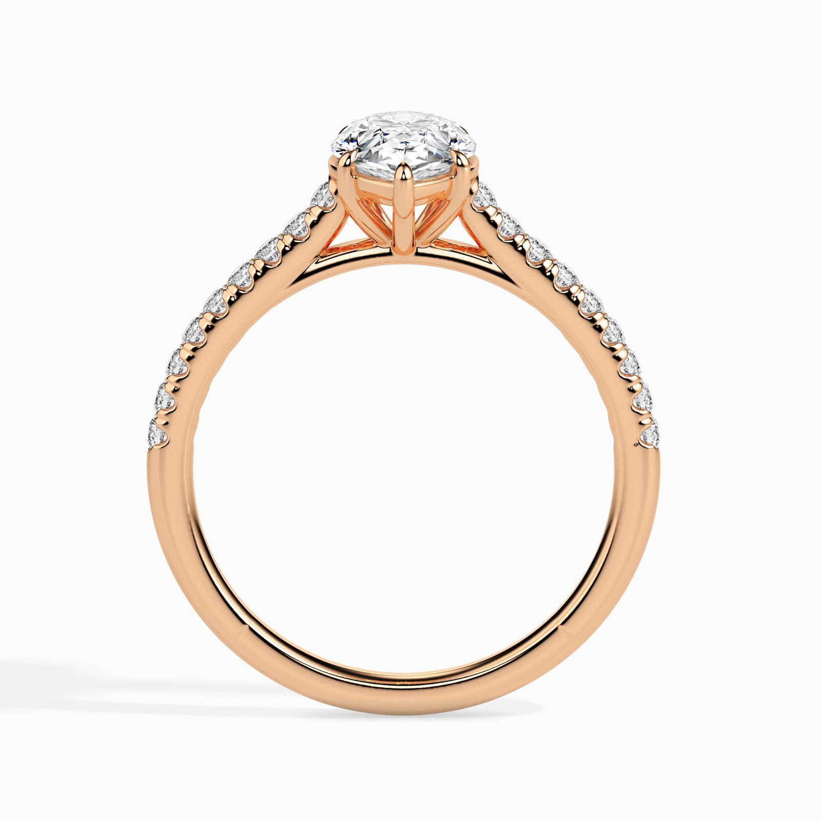 Alina Nova Diamond Pear Ring