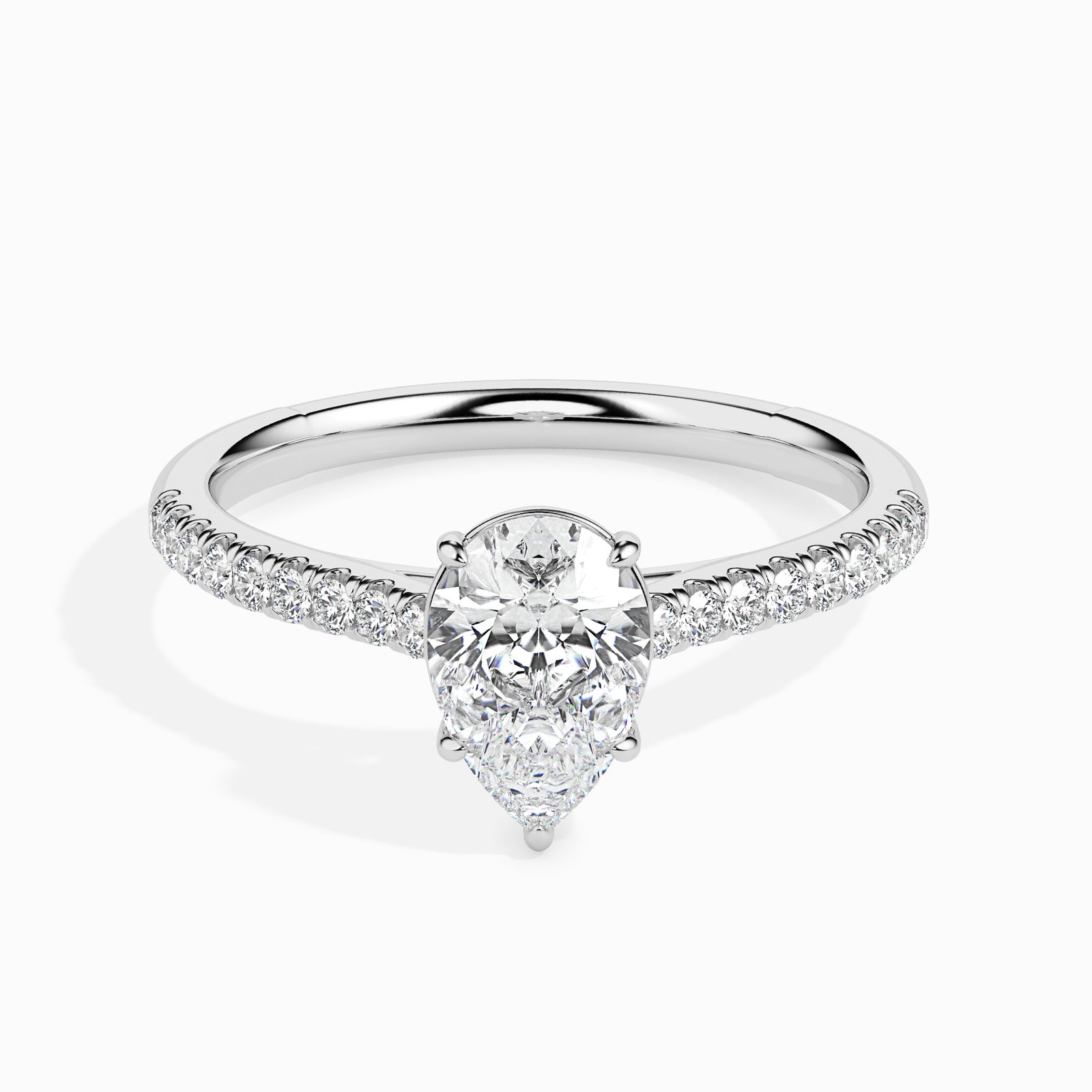 Alina Nova Diamond Pear Ring