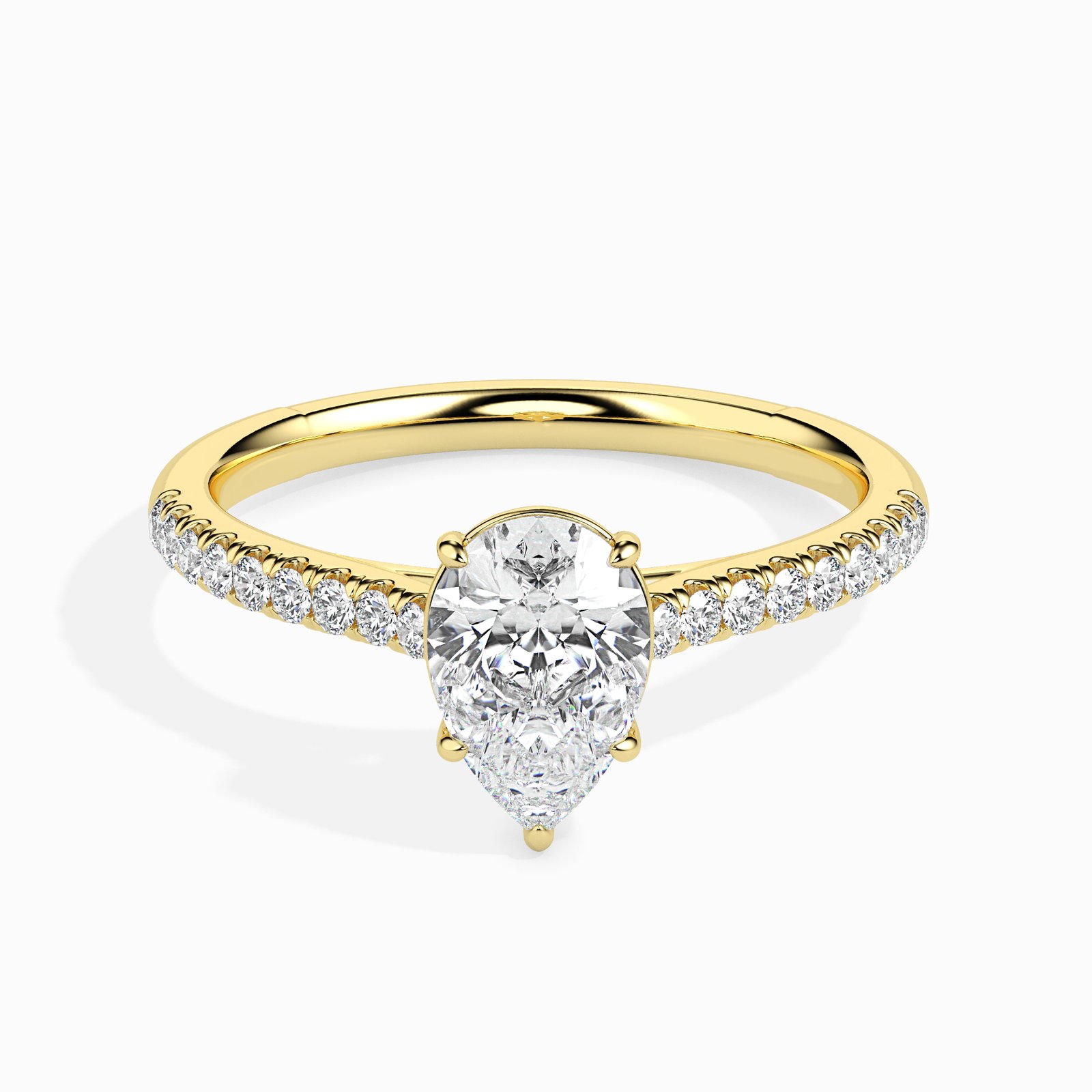 Alina Nova Diamond Pear Ring