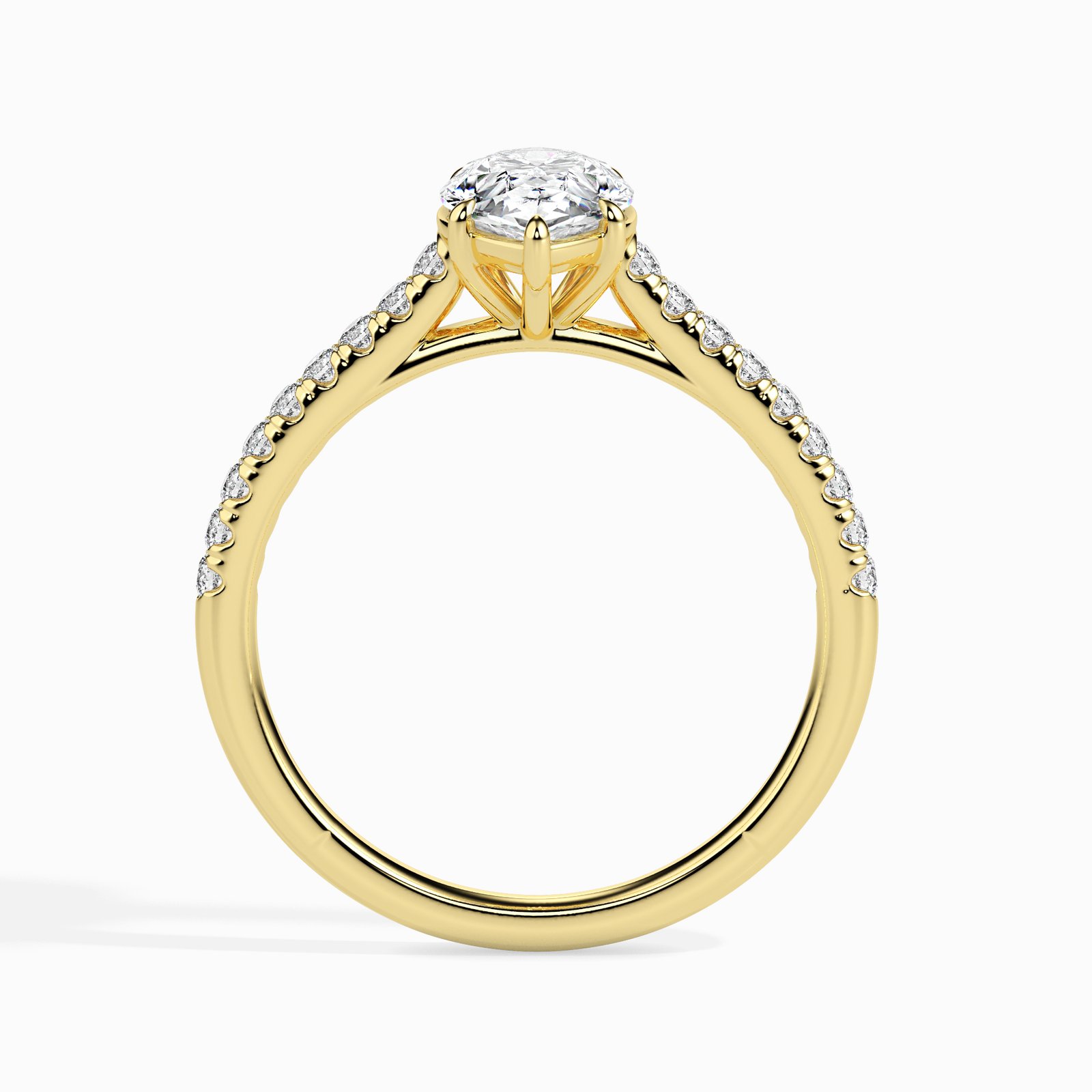 Alina Nova Diamond Pear Ring