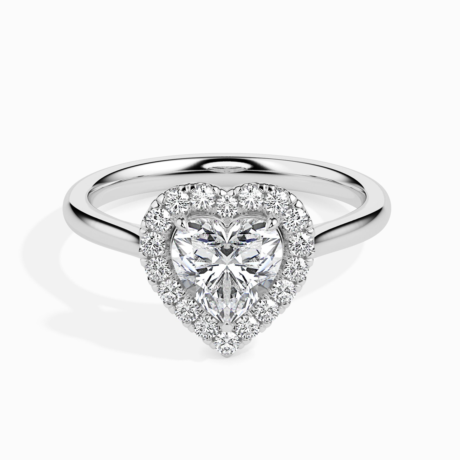 Mira Grace Diamond Heart Ring