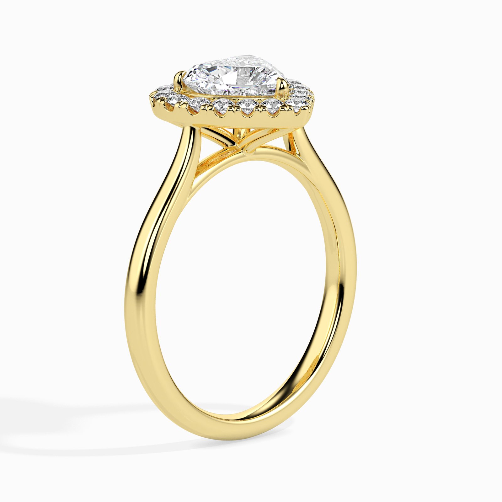 Mira Grace Diamond Heart Ring
