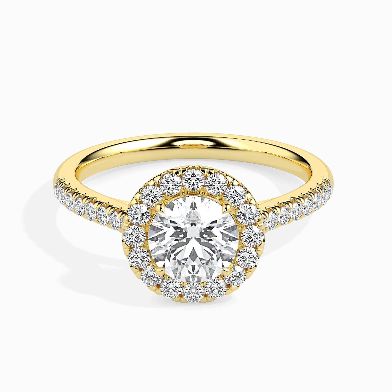 Inara Grace Diamond Round Ring