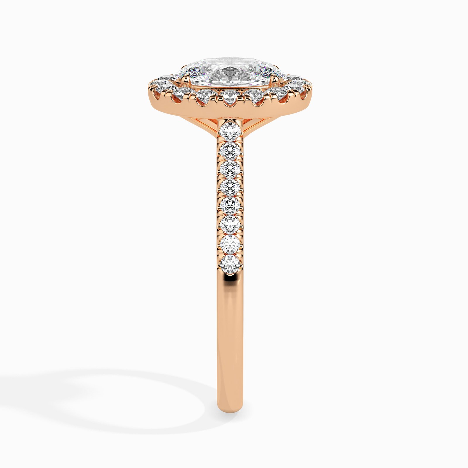 Liora Halo Diamond Oval Ring