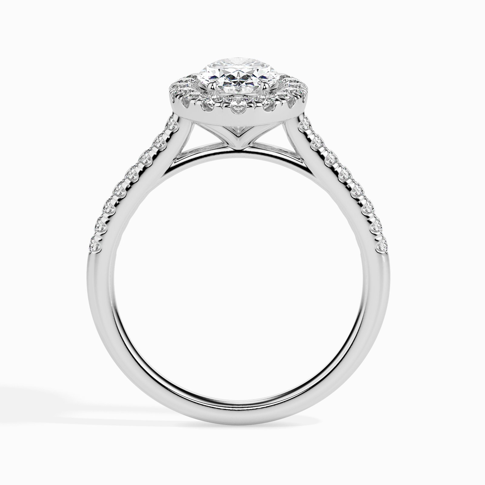 Liora Halo Diamond Oval Ring