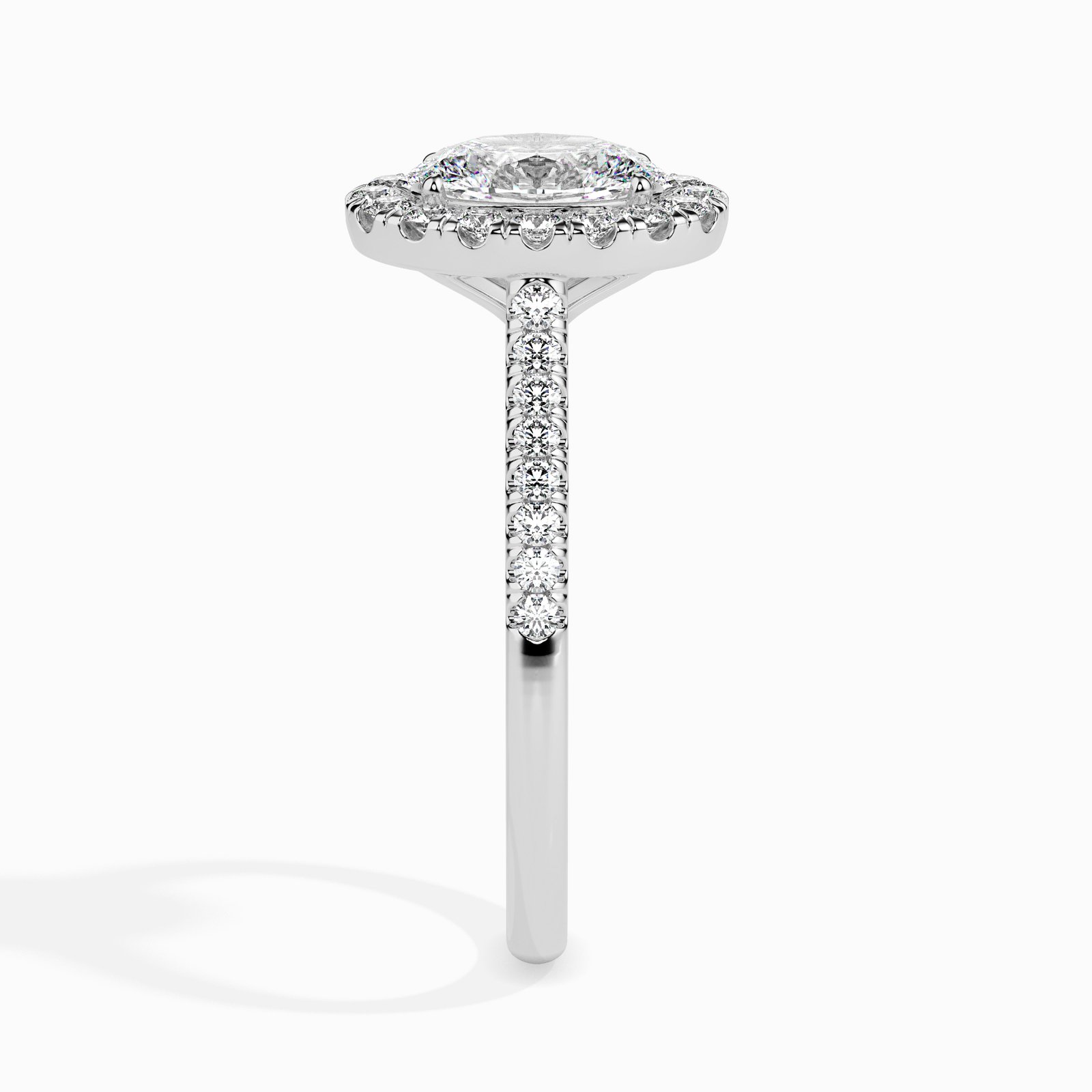 Liora Halo Diamond Oval Ring