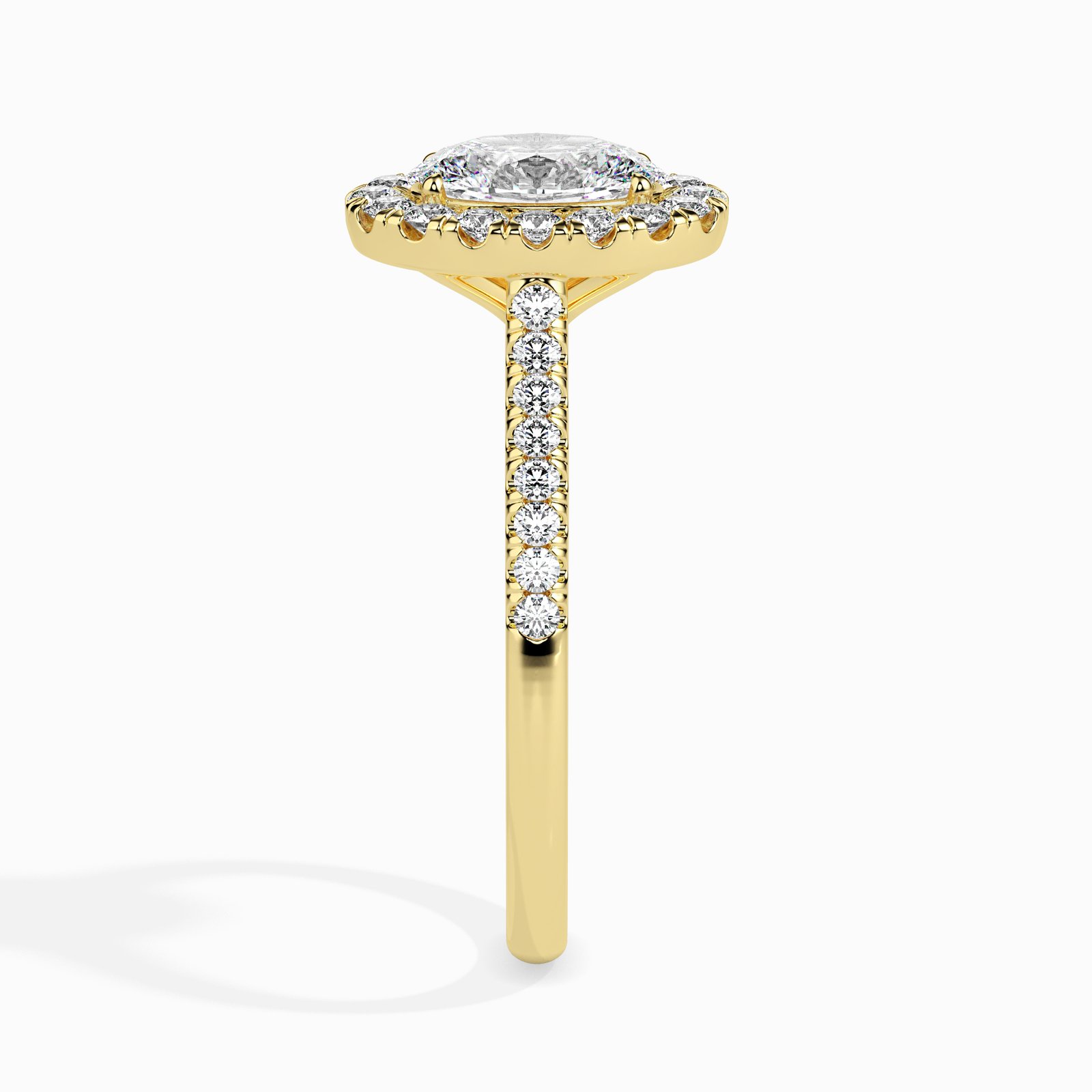 Liora Halo Diamond Oval Ring