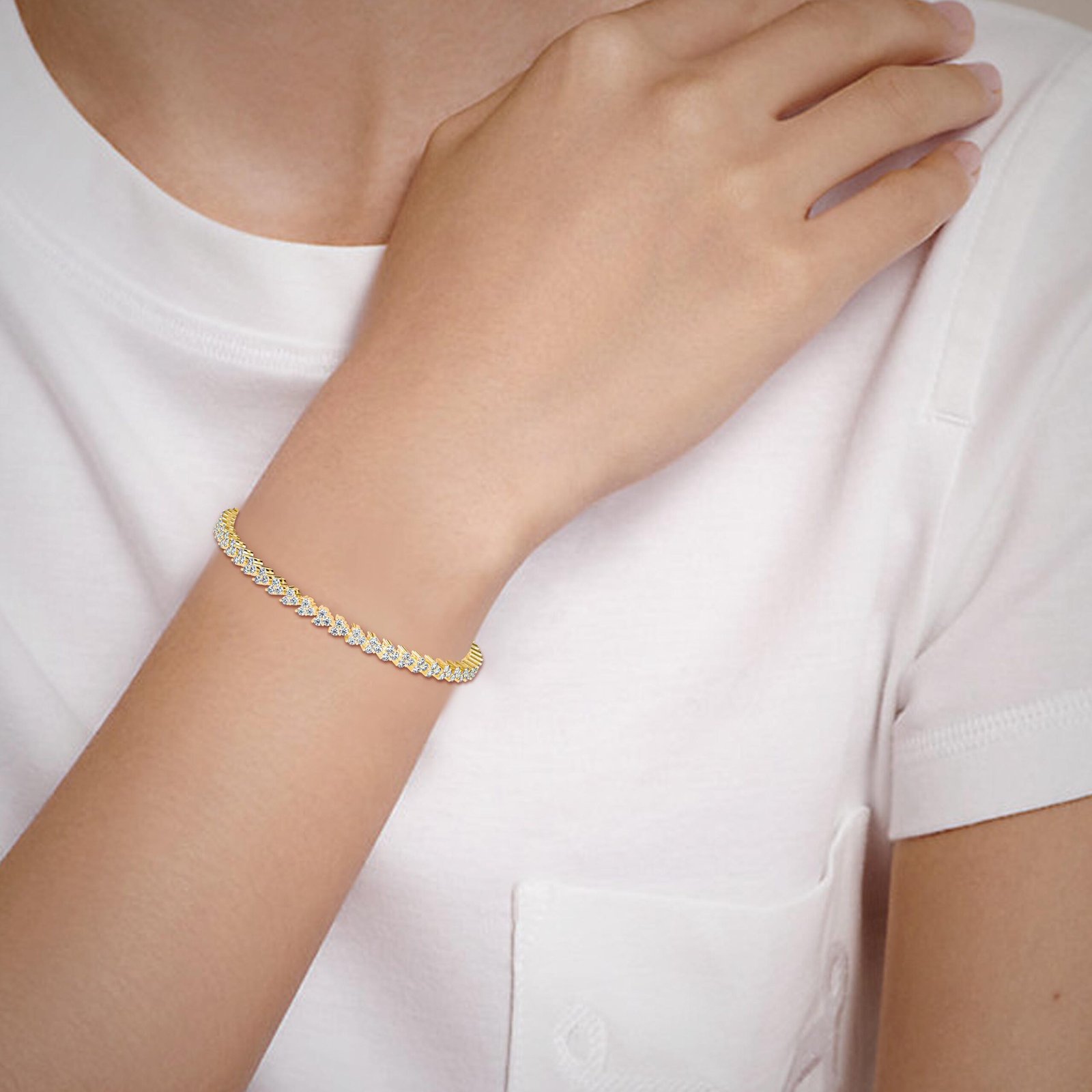 Liora Bloom Diamond Tennis Bracelet