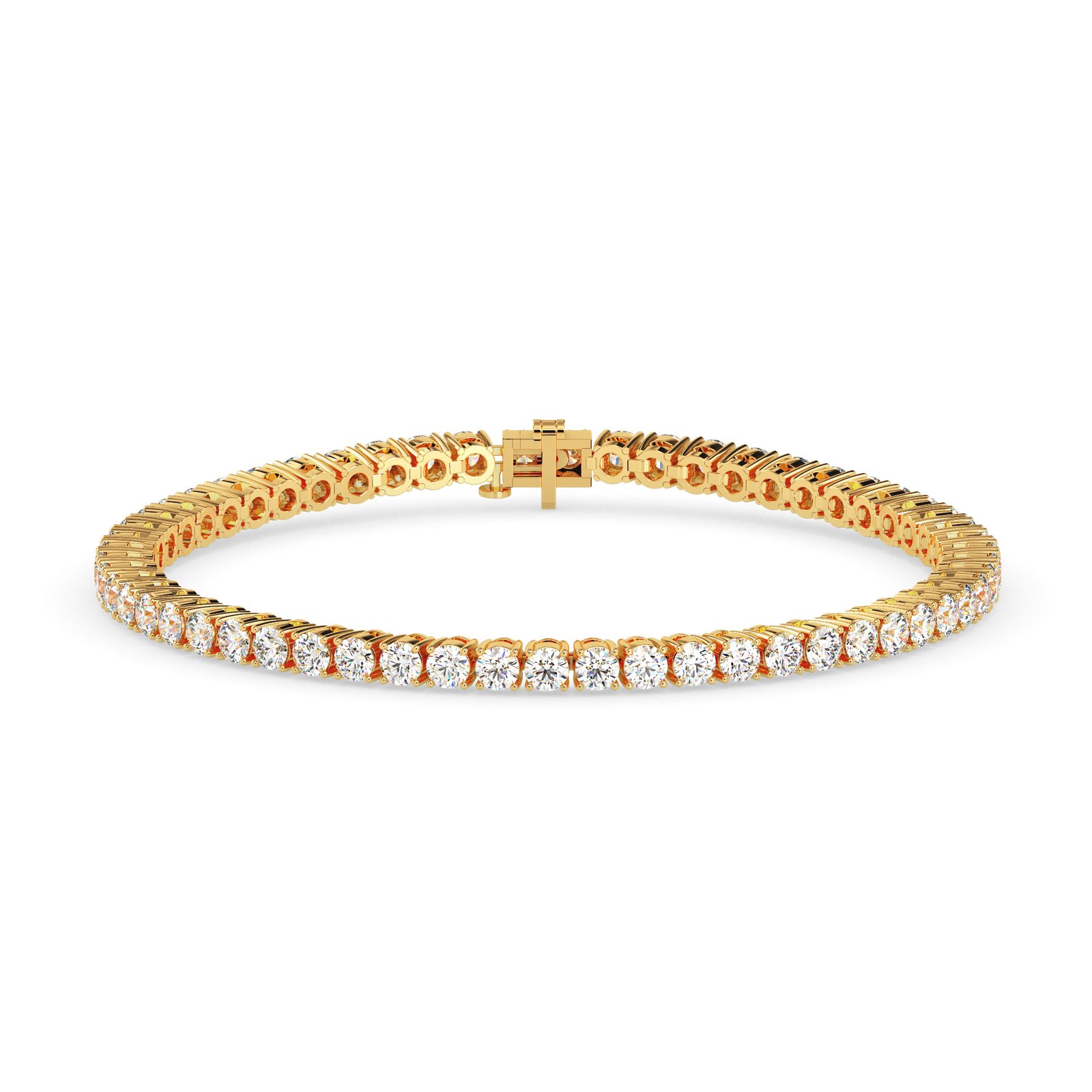 Leora Halo Diamond Tennis Bracelet