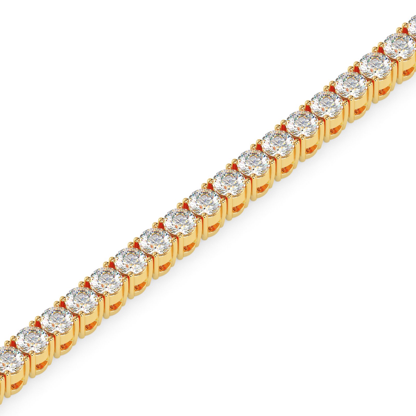 Leora Halo Diamond Tennis Bracelet