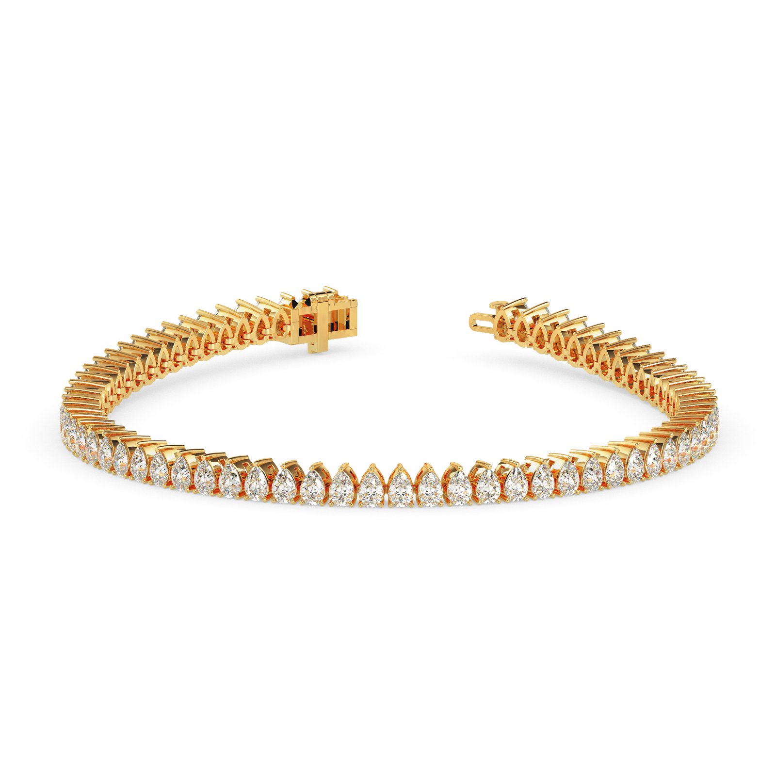 Raina Halo Diamond Tennis Bracelet