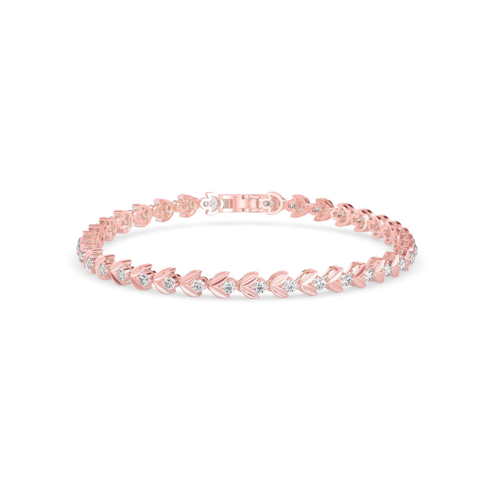 Iris Bloom Diamond Tennis Bracelet
