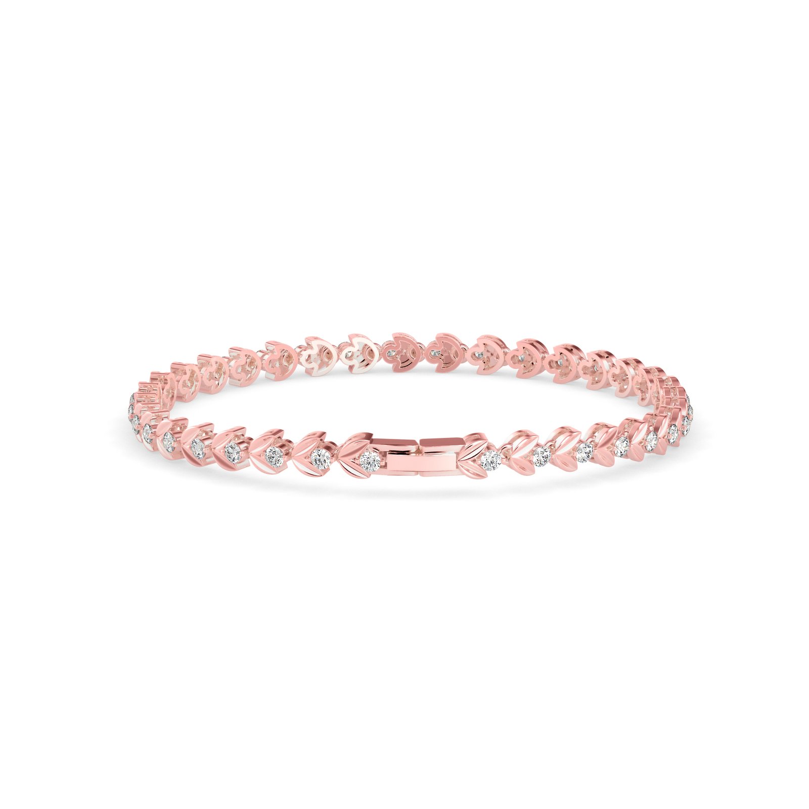 Iris Bloom Diamond Tennis Bracelet