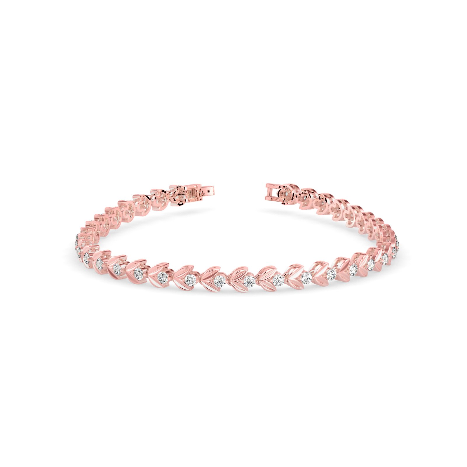 Iris Bloom Diamond Tennis Bracelet
