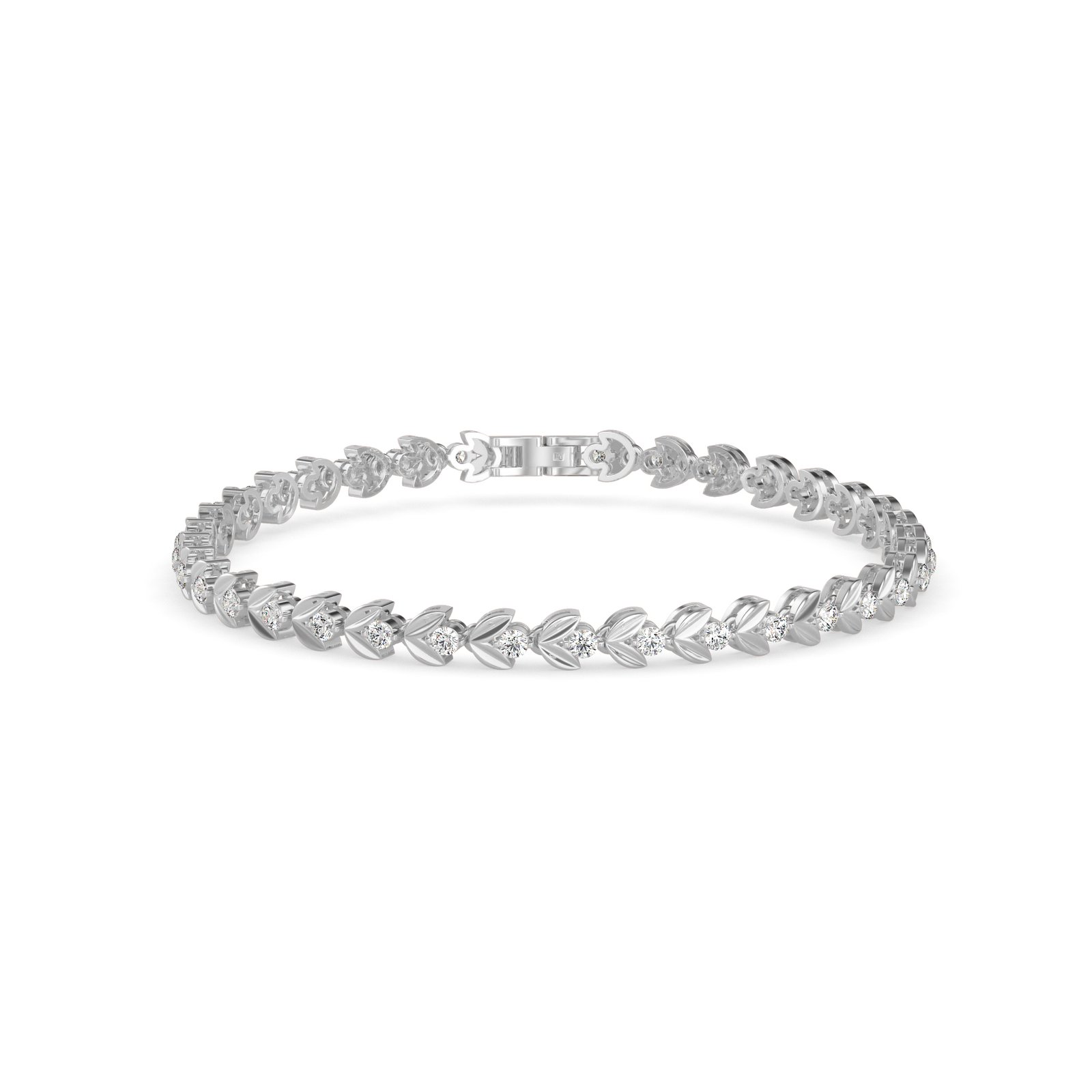 Iris Bloom Diamond Tennis Bracelet