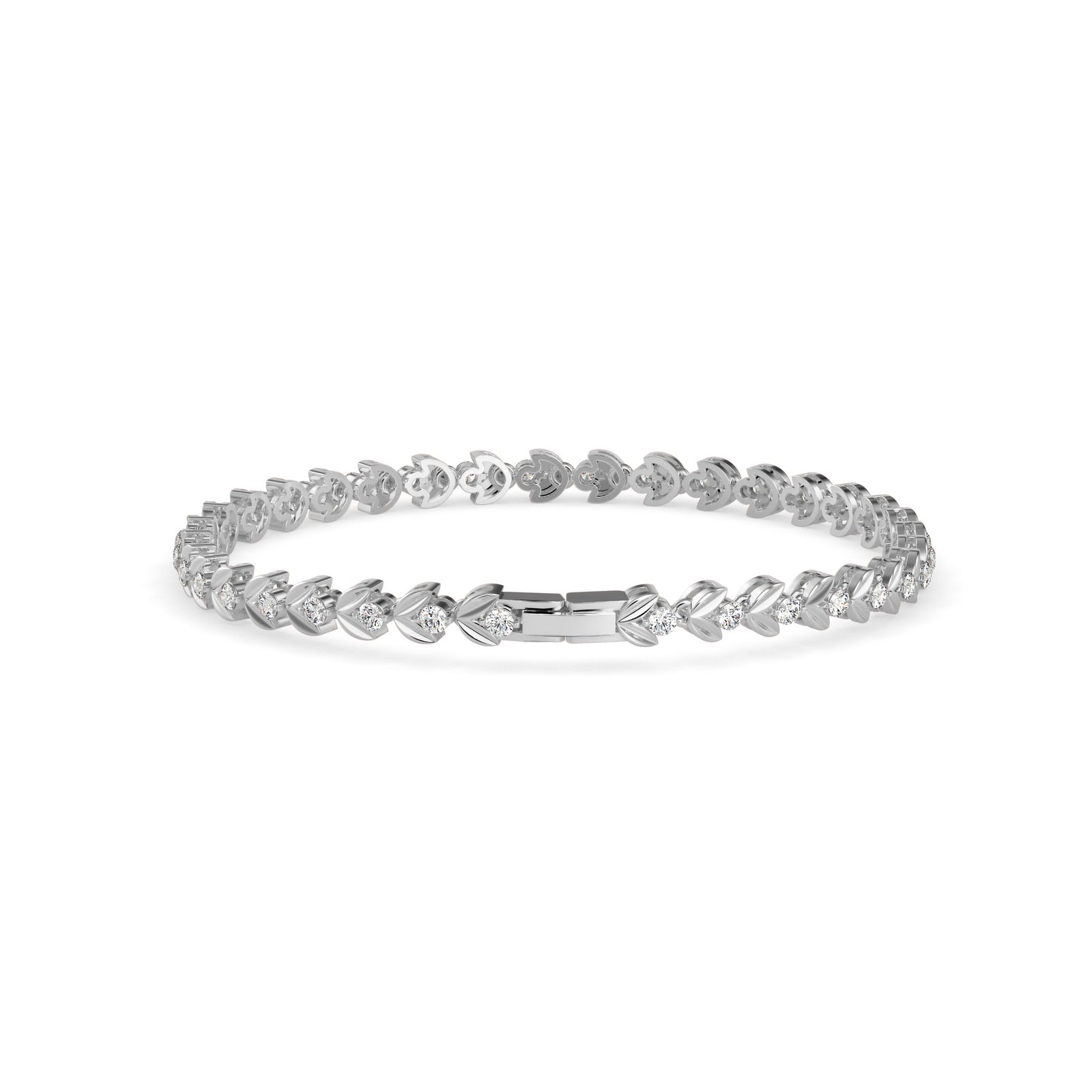 Iris Bloom Diamond Tennis Bracelet