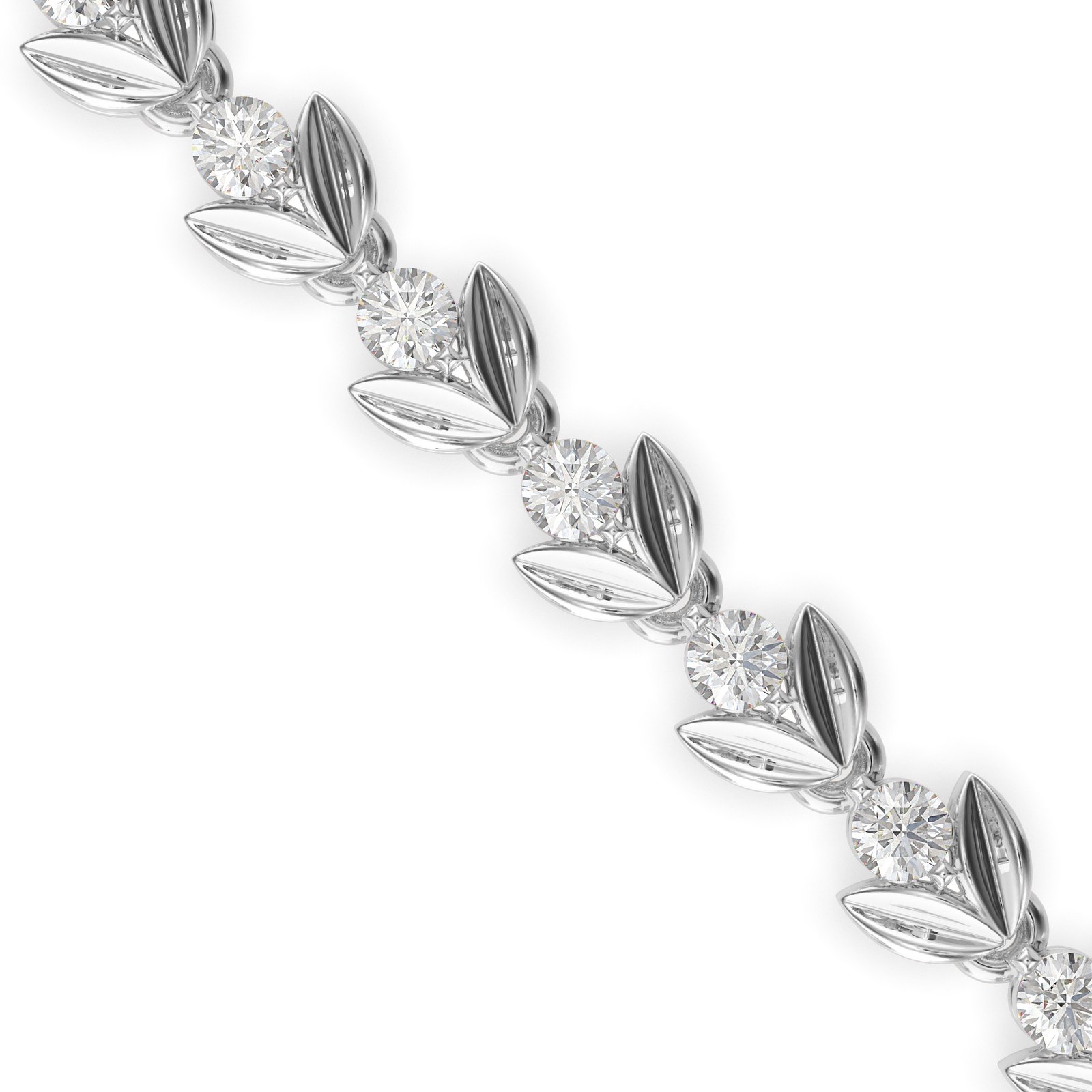 Iris Bloom Diamond Tennis Bracelet