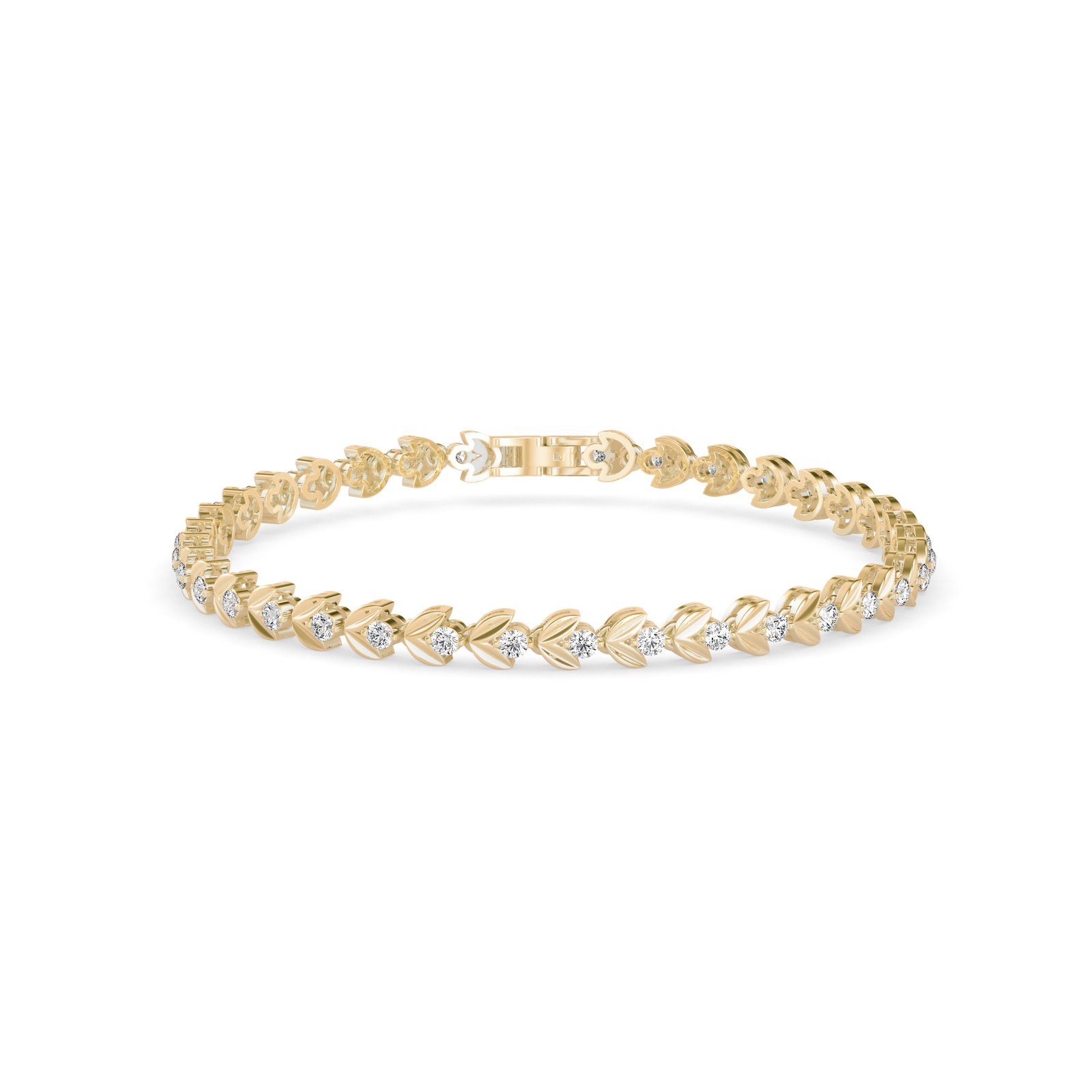 Iris Bloom Diamond Tennis Bracelet