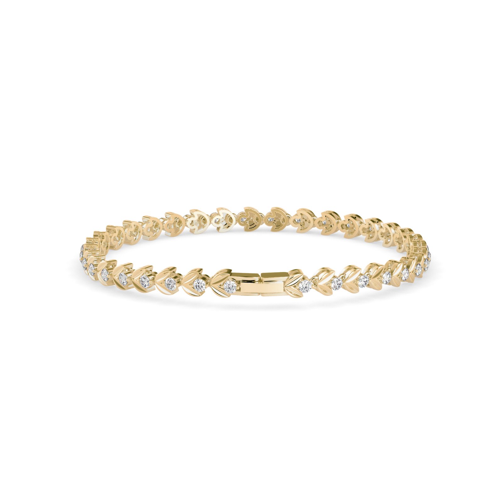 Iris Bloom Diamond Tennis Bracelet