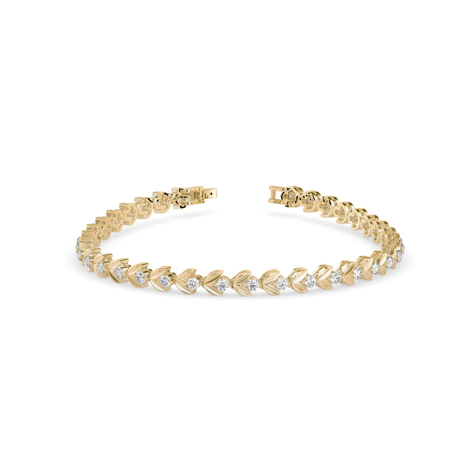 Iris Bloom Diamond Tennis Bracelet
